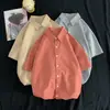 2021 Nueva camisa de manga corta para hombre estilo Hong Kong talla grande casual corte holgado ropa CY02