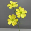Flores Artificiais Coloridas de Dopamina para Montagem de Cena de Casamento, Arranjos de Flores de Seda, Materiais Florais, Flores para Decoração de Painel de Casamento