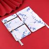 Nueva Bolsa para Joyería Bolsa con Cremallera Bolsa de Almacenamiento Portátil para Accesorios Bolsa para Regalo de Pulsera Sachet de Flor de Ciruelo Bolsa Vacía