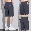 Pantalones Cortos Casuales de Seda de Hielo para Hombre de Comercio Exterior Transfronterizo, Pantalones Finos de Longitud Media de Verano, Pantalones de Verano de Nuevo Estilo para Uso al Aire Libre
