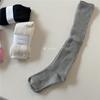 LOULOR Primavera y Otoño nuevos calcetines de color sólido hasta la rodilla calcetines de pantorrilla engrosados dulces calcetines de doble aguja medias al por mayor