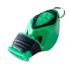 Silbato de árbitro de delfín profesional sin bola, silbato de tono alto para entrenador de competición, silbato de plástico para rescate al aire libre, silbato de metal para entrenamiento deportivo