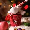 Caixa de presente redonda de Natal nova transfronteiriça Caixa de embalagem de maçã caramelizada para Véspera de Natal Caixa de presente de Natal