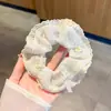 Anillo para el pelo del intestino grueso colección anillo para el pelo fresco simple súper hada encaje de flores accesorios para el pelo popular cuerda para el pelo al por mayor cuerda para el pelo
