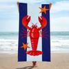 Toalla de Playa Toalla de Baño Venta al por Mayor Toalla de Microfibra Alfombra de Playa Rectangular Toalla de Baño Chal Impresión Digital Personalizada