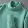 Suéter de Cuello Alto Nuevo para Hombre Otoño e Invierno Andy Terciopelo Tejido Pulóver Manga Larga Casual Capa Base Talla Grande Transfronterizo