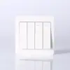 Fabricante de panel de enchufe de pared con interruptor oculto de cinco orificios, interruptor de control doble serie A13 Yabai personalizado