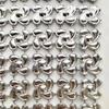 Acessórios para vestido rede strass acessórios de vestuário acessórios 6 fileiras 5x 8 grande atacado fileira de strass fileira de plástico strass para sapatos e chapéus decorações