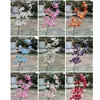 Novo Produto Transfronteiriço: Lírio Artificial Multi-Cabeça com 9 Cabeças, Adequado para Decoração de Corredor de Casamento, Decoração de Casa e Adereços de Fotografia, Flores Artificiais para Atacado