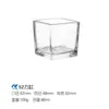Taza de Vidrio Grueso Estilo Escandinavo para Velas Transparente Vacía Redonda para Velas Aromáticas Fondo Grueso Recipiente para Velas de Aromaterapia DIY