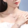 Pulsera de plata de ley 925 original estrella Mariposa Amor femenina Estrella de Hada Mariposa regalo para novias joyería de celebridad en línea al por mayor