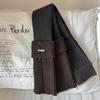 Leggings para Niña para Otoño e Invierno, Pantalones Infantiles de Rayas Verticales, Forrados de Felpa y Engrosados, Empalme Falso con Cubrecalcetines, Medias de Bloques de Color