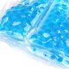 Funda de dedo con cuentas de gel, dedal, anillo de dedo móvil ajustable, hielo frío y caliente sin congelar, reutilizable