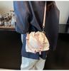 Bolso de Cubo con Cordón de Moda Retro al por Mayor 2025 Bolso de Mano Casual de Moda Casual Bolso de Mensajero de Hombro Casual para Mujer