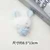Chaveiro de Panda Desenho Animado de Pelúcia, Boneco de Urso e Coelho, Pingente de Bolsa, Grampo de Cabelo, Acessórios de Roupa Atacado