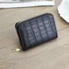 Nuevo Bolso para Tarjetas de Mujer Color Macaron Monedero de Cocodrilo Organizador de Tarjetas de Crédito Cartera Pequeña Multitarjetas al Por Mayor