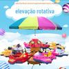 Parque balanço horizontal balanço 12 lugares balanço peixe voador cavalo elétrico Praça diversão balanço infantil carro voador