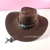 Sombrero vaquero occidental de Amazon, estilo retro británico, ideal para fiestas callejeras, para hombres y mujeres.