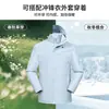 Jaqueta Softshell Outono Cor Sólida Gola Alta para Trabalho com Logo Personalizado para Atividades de Team Building, Empresas Automotivas e Lojas 4S