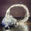 Amazon Transfronterizo Más Vendido Cadena de Luces de Alambre de Cobre USB Navidad Led Linterna Decorativa Alambre de Cobre Cadena de Luces de Estrella Caja Blanca Pequeña