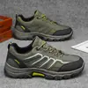 Zapatos Deportivos Casuales Transpirables Versátiles de Verano para Hombre, Antideslizantes Resistentes al Desgaste para Exteriores, Zapatos de Senderismo y Montañismo