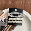 Pinza para el cabello de primavera 3 de ácido acético, clip lateral simple para flequillo lateral, 2025 Nuevo pinza para el cabello de alta gama, tocado
