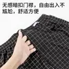 Novas calças xadrez Arrow masculinas para casa tamanho grande shorts largos para gordos boxer solto um atacado