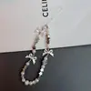 Cordão de Pérola com Laço para Celular Versátil Bolsa Chaveiro de Câmera Ventilador Pingente de Presente Cordão para Meninas