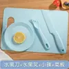 Atacado Spot Cozinha de Plástico para Jardim de Infância Faca Fruteira Faca de Frutas Faca de Talheres para Suplementos Alimentares Ferramentas Conjunto de Facas de Corte de Legumes para Bebê