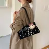 Colección Retro 2026 nueva: bolsa tote simple y versátil, bolso de hombro y bolso de axila, con un diseño de nicho estilo coreano con modernos estampados de lunares