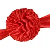 Bolas Florales Rojas Grandes Boda Apertura Tienda 4S Corte de Cinta Reconocimiento Bolas Bordadas Entrega de Automóviles Flores Rojas Grandes Tela de Seda Celebración de Inauguración