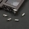 Tubo redondo de ferro trespassado pingente artesanal diy borla fita brincos acessórios para o cabelo acessórios material atacado