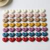 Outono e inverno bonito coração coração coração resina patch acessórios diy brincos artesanais hairpin phone case material batch