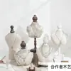 Soporte de exhibición de collar para cuello de retrato, soporte para collares, soporte para accesorios de joyería y sombreros, toalla para babas de mascotas para sesión de fotos en vivo