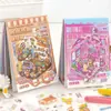 Gerenciamento de Simulação Coleção de Adesivos de Paisagismo Livro 3D Estéreo Casa em Miniatura Cena Adesivos Adesivos para Diário Artesanal Infantil