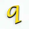 Adesivos de Parede Espelhados com Letras A-Z em Inglês Pequenos Adesivos Decorativos de Parede para Casa Quarto Sala de Estar DIY Adesivos Espelhados Autoadesivos