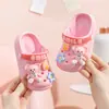 Pantuflas de Verano para Niños Crocs de Eva Niños Bebé Antideslizantes Anti-Olor Sandalias Baotou Niños Pequeños Niños Medianos Sandalias Mujeres