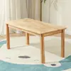 Mesa y silla de madera maciza para jardín de infantes juego de escritorio de madera de pino para niños mesa de aprendizaje de juegos juguetes de educación temprana para bebés
