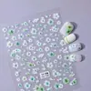Novos Adesivos para Unhas com Relevo Aurora Borboleta Iridescente Impermeáveis Laser Doce Estilo Puro Desejo Decorações de Unhas CA