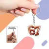 Chaveiro Personalizado 67 Bola Decorativa Transfronteiriça Acrílico Pingente Acrílico Plano Enfeite 2D Árvore de Natal