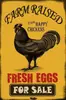 Pintura de ferro de animal personalizada decorações de parede externas penduradas pintura decorativa de fazenda country retrô americana