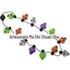 Cool Lyster Cross Border Hot Sale Halloween 13LED Luz Cor Caveira Colar Brilhante