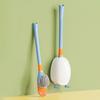 Dopamina Desenho Pato Silicone Escova de Vaso Sanitário Conjunto de Limpeza Doméstica com Base para Limpeza de Vaso Sanitário