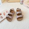 Sandalias Casuales de Verano Nuevas 2025 para Niñas y Niños, Zapatos de Playa de Princesa de Estilo Coreano con Puntera Abierta, Zapatos para Niños de Aspecto Elegante