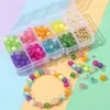 Juego de cuentas sueltas redondas de resina imitación ojo de gato transfronterizo para bisutería DIY hecha a mano, cadena para teléfono móvil, colgante, accesorios de joyería