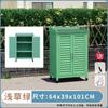 Armario de herramientas para exteriores, impermeable, protector solar, armario de jardín de madera maciza, caja de almacenamiento para artículos diversos de patio