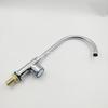 Grifo Vertical de Zinc de Aleación de Zinc al por Mayor de una Sola Agua Fría Grifo Universal de una Sola Agua Fría para Fregadero de Cocina Grifo de Mezcla de Apertura Rápida 360