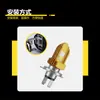 Suministro directo de fábrica: Faro LED para motocicleta Big Saber, faro de doble cara de doble pin para vehículo eléctrico, luz delantera para vehículo eléctrico