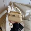 Primavera 2025 Bolso Kelly Nuevo para Mujer Moda Casual Casual Nicho Personalidad Estética Retro Bolso de Hombro para Viajes Diarios