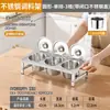 Caja de condimentos de acero inoxidable con compartimentos para condimentos, mermelada e ingredientes en polvo para hielo, adecuada para puestos